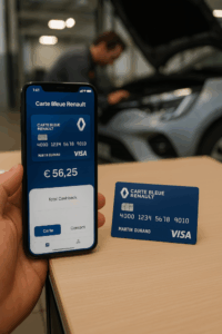 Cartebleue visarenault application mobile